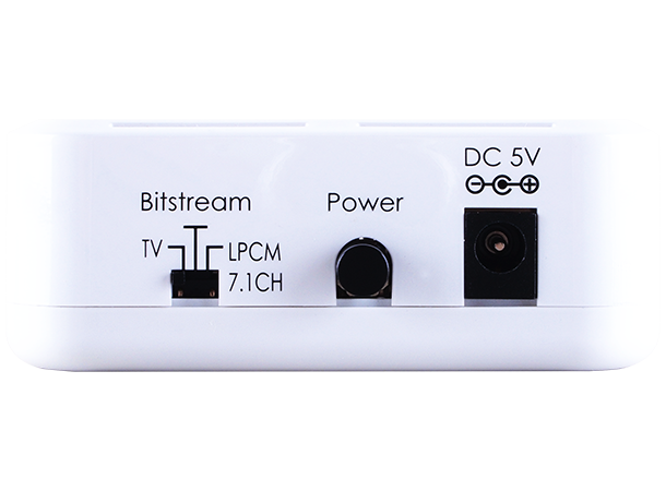 Cypress De-Embedder HDMI 4K 3D 7.1 HDMI til HDMI Analog 7.1 Digital TOSLINK 